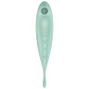 Satisfyer - Application De Stimulateur Et Vibrateur Twirling Pro+ Vert